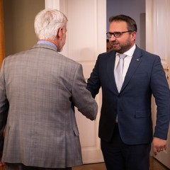 Prezident přijal předsedu KDU-ČSL Mariana Jurečku, Pražský hrad, 30.9.2024, foto: Zuzana Bönisch