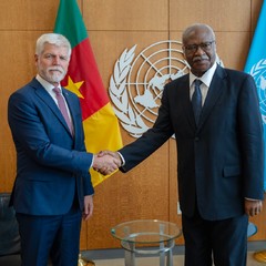Bilaterální jednání prezidenta Pavla s předsedou Valného shromáždění OSN, New York, 25.9.2024, foto: Tomáš Fongus