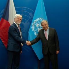 Bilaterální jednání prezidenta Pavla s generálním tajemníkem OSN, New York, 25.9.2024, foto: Tomáš Fongus