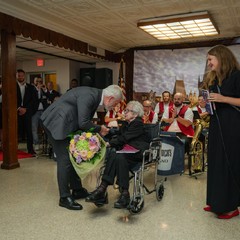 Setkání prezidentského páru s krajany v sokolovně Tábor, Chicago, 26.9.2024, foto: Tomáš Fongus