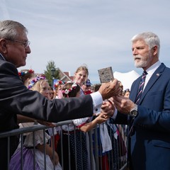 Slavnostní spuštění orloje, Cedar Rapids, 27.9.2024, foto: Tomáš Fongus