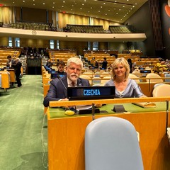 Návštěva USA, Valné shromáždění OSN, New York, 25.9.2024, foto: archiv KPD