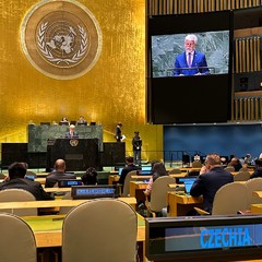 Návštěva USA, Valné shromáždění OSN, New York, 25.9.2024, foto: archiv KPD