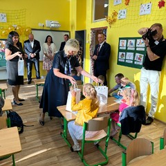 Zahájení nového školního roku, ZŠ Hanušovice, 2.9.2024, foto: archiv KPR