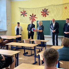 Zahájení nového školního roku, ZŠ Hanušovice, 2.9.2024, foto: archiv KPR