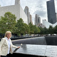 Návštěva USA, památník Memorial 9/11, New York, 23.9.2024, foto: archiv KPR