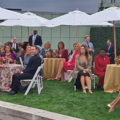 Návštěva USA, oběd pořádaný paní Jill Biden, Pier 57, New York, 25.9.2024, foto: archiv KPD