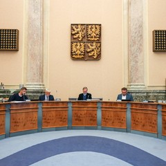 Prezident republiky na mimořádné schůzi vlády, Strakova akademie, 16.9.2024, foto: Úřad vlády