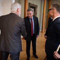 Přijetí ministra spravedlnosti Pavla Blažka, Pražský hrad, 1.10.2024, foto: Zuzana Bönisch