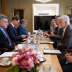 Přijetí ministra spravedlnosti Pavla Blažka, Pražský hrad, 1.10.2024, foto: Zuzana Bönisch