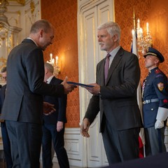 Prezident republiky jmenoval dva nové ministry vlády, Pražský hrad, 8.10.2024, foto: Zuzana Bönisch