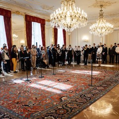 Přijetí stipendistek a stipendistů Nadace Olgy Havlové, Pražský hrad, 8.10.2024, foto: Zuzana Bönisch