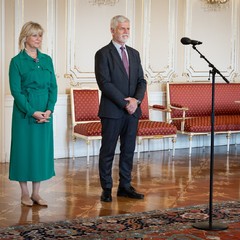 Přijetí stipendistek a stipendistů Nadace Olgy Havlové, Pražský hrad, 8.10.2024, foto: Zuzana Bönisch