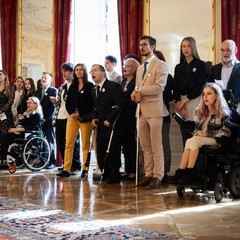 Přijetí stipendistek a stipendistů Nadace Olgy Havlové, Pražský hrad, 8.10.2024, foto: Zuzana Bönisch