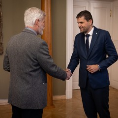 Prezident republiky přijal ministra životního prostředí P. Hladíka, Pražský hrad, 11.10.2024, foto: Zuzana Bönisch