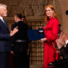 Slavnostní ceremoniál udílení státních vyznamenání ve Vladislavském sále, Pražský hrad, 28.10.2024, foto: Zuzana Bönisch