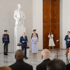 Prezident republiky a paní Eva Pavlová přijali členy diplomatického sboru, Pražský hrad, 25.10.2024, foto: Z. Bönisch a T. Fongus