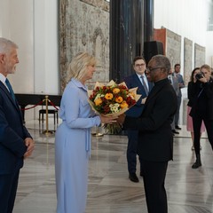 Prezident republiky a paní Eva Pavlová přijali členy diplomatického sboru, Pražský hrad, 25.10.2024, foto: Z. Bönisch a T. Fongus