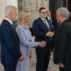 Prezident republiky a paní Eva Pavlová přijali členy diplomatického sboru, Pražský hrad, 25.10.2024, foto: Z. Bönisch a T. Fongus