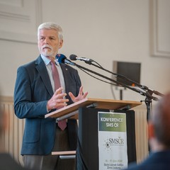 Prezident republiky na pracovní cestě v Brně, konference Sdružení místních samospráv ČR, zámek Valtice, 10.10.2024, foto: Tomáš Fongus