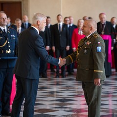 Jmenování generálů, Míčovna Pražského hradu, 28.10.2024, foto: Tomáš Fongus