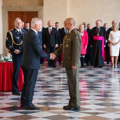 Jmenování generálů, Míčovna Pražského hradu, 28.10.2024, foto: Tomáš Fongus