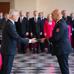Jmenování generálů, Míčovna Pražského hradu, 28.10.2024, foto: Tomáš Fongus