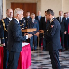 Jmenování generálů, Míčovna Pražského hradu, 28.10.2024, foto: Tomáš Fongus