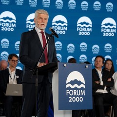 Prezident republiky vystoupil na konferenci Forum 2000, Praha, 14.10.2024, foto: Tomáš Fongus