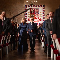 Slavnostní ceremoniál udílení státních vyznamenání ve Vladislavském sále, Pražský hrad, 28.10.2024, foto: Tomáš Fongus