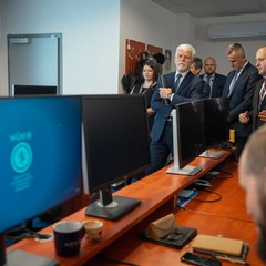 Prezident republiky na pracovní cestě v Brně, NÚKIB, 9.10.2024, foto: Tomáš Fongus