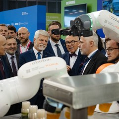 Prezident republiky na pracovní cestě v Brně, Mezinárodní strojírenský veletrh, 9.10.2024, foto: Tomáš Fongus
