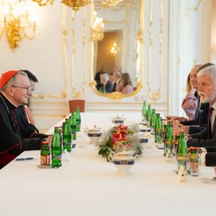 Prezident republiky přijal kardinála Pietra Paroliniho, Pražský hrad, 24.10.2024,foto Tomáš Fongus