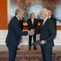 J.E. pan Konstantinos Konstantinou, nový mimořádný a zplnomocněný velvyslanec Řecké republiky se sídlem v Praze, nástupní audience velvyslanců, Pražský hrad, 24.10.2024, foto: Tomáš Fongus
