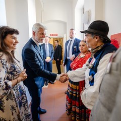 Prezident republiky na pracovní cestě v Brně, Muzeum romské kultury, 9.10.2024, foto: Tomáš Fongus