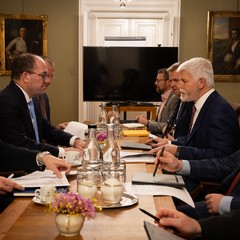 Prezident republiky přijal ministra zemědělství M. Výborného, Pražský hrad, 7.11.2024, foto Zuzana Bönisch