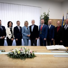 Prezident republiky a paní Eva Pavlová na návštěvě Dačic, 13.11.2024, foto: Zuzana Bönisch