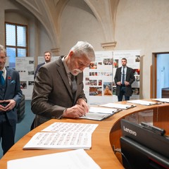 Prezident republiky navštívil Senát, 20.11.2024, foto: Tomáš Fongus