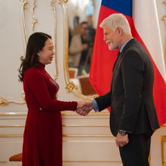 Prezident republiky přijal viceprezidentku Vietnamu