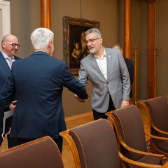 Prezident republiky přijal vedení Svazu měst a obcí, Pražský hrad, 21.11.2024,foto: Tomáš Fongus