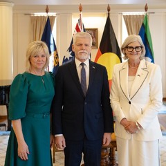 Jednání s generální guvernérkou Austrálie Samanthou Mostyn, Canberra, 27.11.2024, foto: Tomáš Fongus