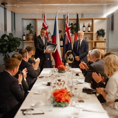 Slavnostní večeře na pozvání předsedy vlády Jižní Austrálie, 28.11.2024, foto: Tomáš Fongus