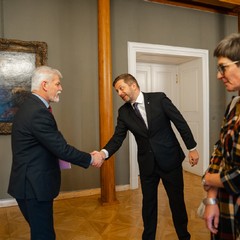 Prezident republiky přijal ministra vnitra Víta Rakušana, Pražský hrad, 14.11.2024, foto: Tomáš Fongus