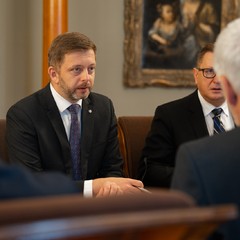 Prezident republiky přijal ministra vnitra Víta Rakušana, Pražský hrad, 14.11.2024, foto: Tomáš Fongus