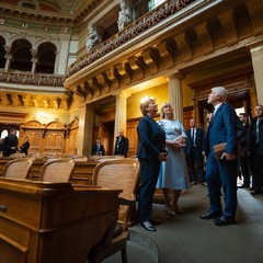 Státní návštěva prezidenta republiky a paní Evy Pavlové ve Švýcarsku, 6.11.2024, foto: Tomáš Fongus