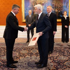 J.E. pan Metin Feyzioglu, nový mimořádný a zplnomocněný velvyslanec Turecké republiky, Pražský hrad, 13.12.2024, foto: Zuzana Bönisch