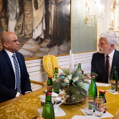 J.E. pan Matota Rallage Kulatilaka Lenagala, nový mimořádný velvyslanec Šrílanské demokratické socialistické republiky, Pražský hrad, 13.12.2024, foto: Z. Bönisch