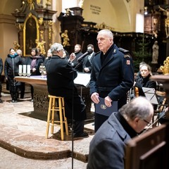Adventní koncert Hasičského záchranného sboru České republiky, Strahovský klášter, Praha, 19.12.2024, foto: FB Hasičský záchranný sbor ČR