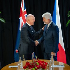 Jednání s předsedou vlády Nového Zélandu Christopherem Luxonem, Wellington, 3.12.2024, foto: Tomáš Fongus
