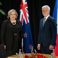 Jednání s ministryní obrany Nového Zélandu Juth Collins, Wellington, 3.12.2024, foto: Tomáš Fongus